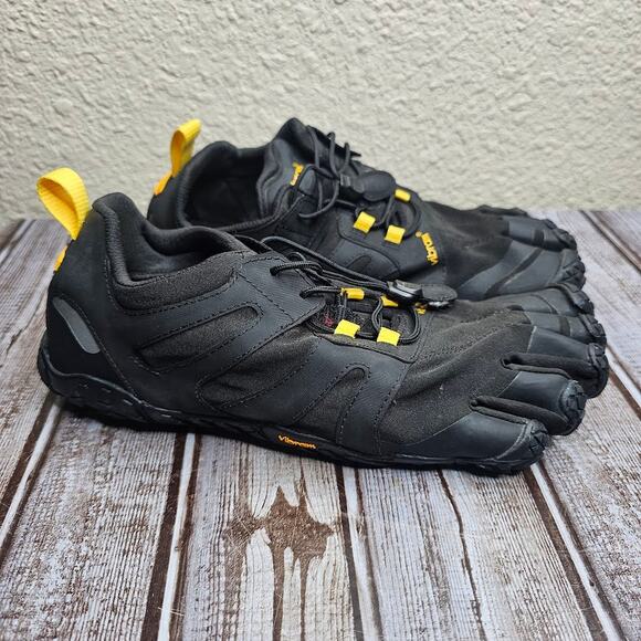 Vibram five finger v trail 2.0 black and yellow size EU 40 Women's 9.5 - Picture 2 of 6